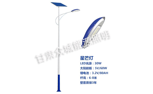 秦州太阳能路灯核心技术参数解读